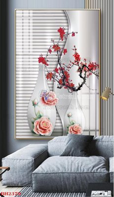 File gốc File tranh bình hoa B2379 (vector) cho in ấn