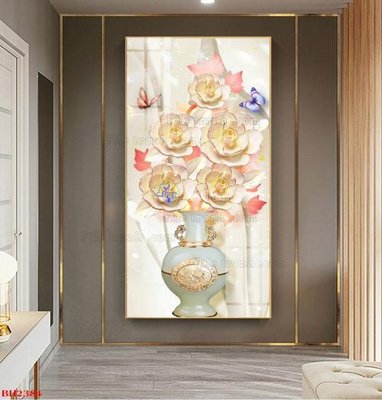 Tải file gốc File tranh bình hoa B2384 (bản PSD) còn layer