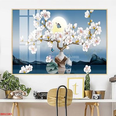 File tranh File tranh bình hoa B2385 (gốc) in film