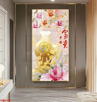 File gốc File tranh bình hoa B2396 cho in ấn và thiết kế