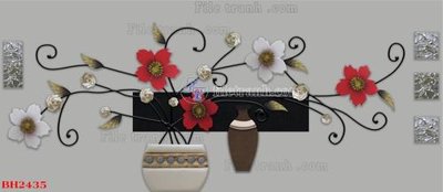 File gốc File tranh bình hoa B2435 (PNG) chất lượng cao