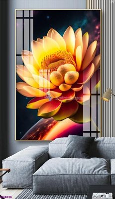 Chi tiết file ảnh File tranh bình hoa 5D hoa đẹp BH4036 sắc nét