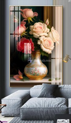 Tải về file tranh gốc File tranh bình hoa 5D hoa đẹp BH4054 (để in quảng cáo)