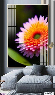 File ảnh File tranh bình hoa 5D hoa đẹp BH4097 (gốc) in Hiflex