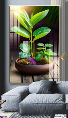 File PSD File tranh bình hoa 5D hoa đẹp BH4123 (gốc) cho designer