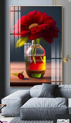 Mua file gốc File tranh bình hoa 5D hoa đẹp BH4164 (in ấn) tại Filetranh.com