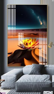 File gốc File tranh bình hoa 5D hoa đẹp BH4165 (chuẩn CMYK) cho nhà in