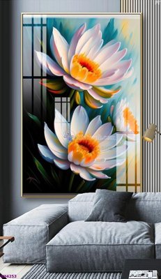 File PSD File tranh bình hoa 5D hoa đẹp BH4253 (gốc) tách lớp chi tiết