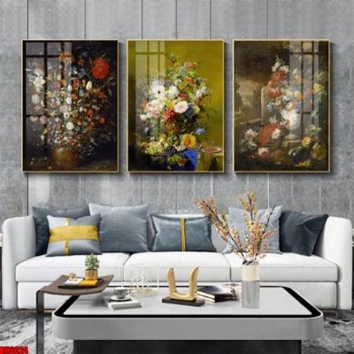 Tải file tranh File tranh bộ 3 bình hoa phong cách cổ điển BH6024 (gốc) tại Filetranh.com