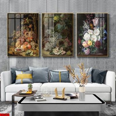 Tải xuống file tranh gốc File tranh bộ 3 bình hoa phong cách cổ điển BH6038 (PSD/TIFF)