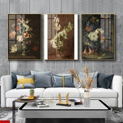Tải về file tranh gốc File tranh bộ 3 bình hoa phong cách cổ điển BH6063 (để in quảng cáo)