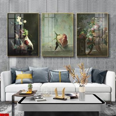 Tải file gốc File tranh bộ 3 bình hoa phong cách cổ điển BH6108 (in không vỡ ảnh)