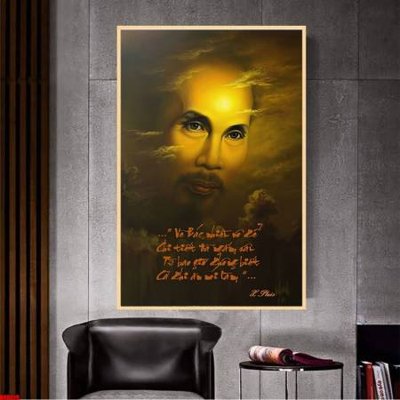 File ảnh File in tranh bác hồ chất lượng cao BH8019 (gốc) dùng in Pano