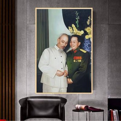 File in ấn File in tranh bác hồ chất lượng cao BH8024 (bản gốc) chất lượng cao