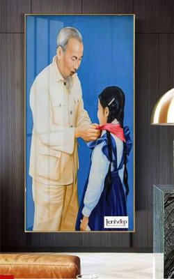 File PSD File in tranh bác hồ chất lượng cao BH8028 (chất lượng in ấn)