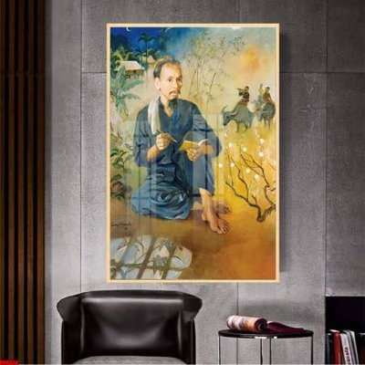 File gốc File in tranh bác hồ chất lượng cao BH8034 (trang trí) cho phòng khách