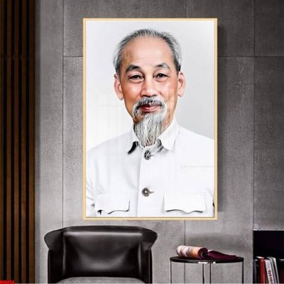 File gốc File in tranh bác hồ chất lượng cao BH8054 (phiên bản chuẩn) để in ấn