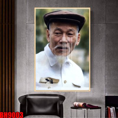 File gốc File in tranh bác hồ chất lượng cao BH9003 (trang trí) cho phòng khách