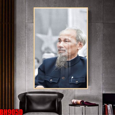 File gốc File in tranh bác hồ chất lượng cao BH9050 (phiên bản chuẩn) để in ấn