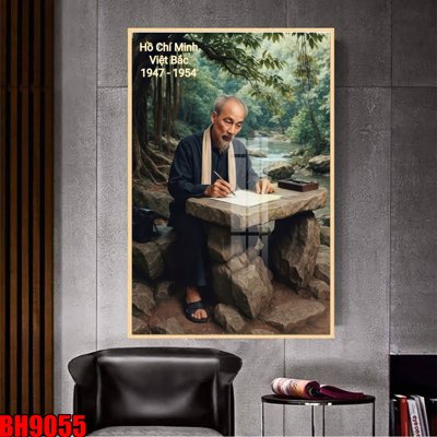 Tải file gốc File in tranh bác hồ chất lượng cao BH9055 (để in lụa)