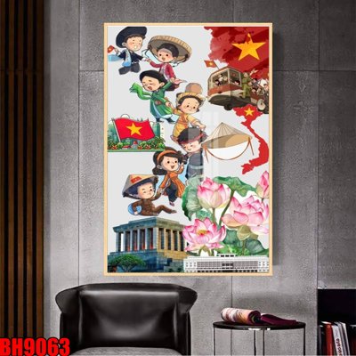 File gốc File in tranh bác hồ chất lượng cao BH9063 cho in ấn và thiết kế