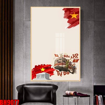 Tải file tranh gốc File in tranh bác hồ chất lượng cao BH9077 chất lượng cao