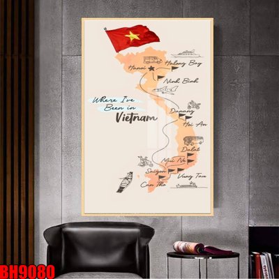 File tranh gốc File in tranh bác hồ chất lượng cao BH9080 (bản quyền) độc đáo