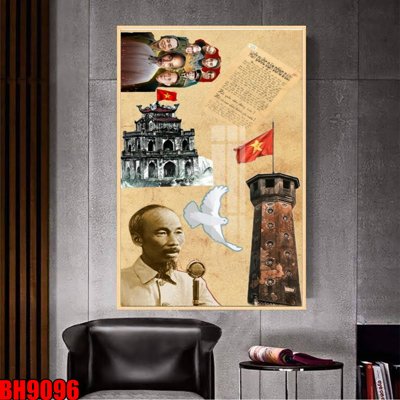 File tranh File in tranh bác hồ chất lượng cao BH9096 (ảnh gốc) độ nét vượt trội
