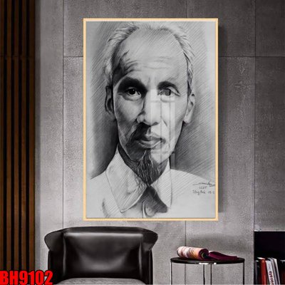 Tải file gốc File in tranh bác hồ chất lượng cao BH9102 (bản PSD) chỉnh sửa được