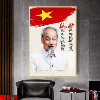 Tải file File in tranh bác hồ chất lượng cao BH9111 (ảnh gốc) file TIFF