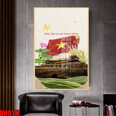 File gốc File in tranh bác hồ chất lượng cao BH9117 (dành cho trang trí nội thất)