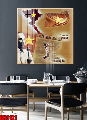 File gốc File in tranh bác hồ chất lượng cao BH9121 (thiết kế) cho in ấn