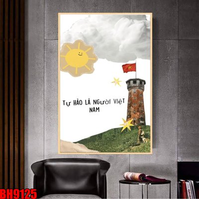 File tranh File in tranh bác hồ chất lượng cao BH9125 (gốc) chủ đề thành phố