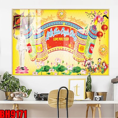 File gốc File in tranh bác hồ chất lượng cao BH9171 (Filetranh.com) File in tranh bác hồ chất lượng cao BH9171