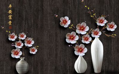 File tranh File tranh bình hoa BHY148 (bản gốc) trang trí văn phòng