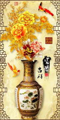 File gốc File tranh bình hoa BHY162 (dành cho quảng cáo)