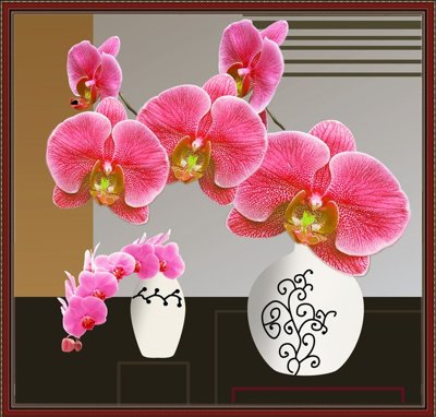 File tranh File tranh bình hoa BHY179 (bản gốc) in canvas