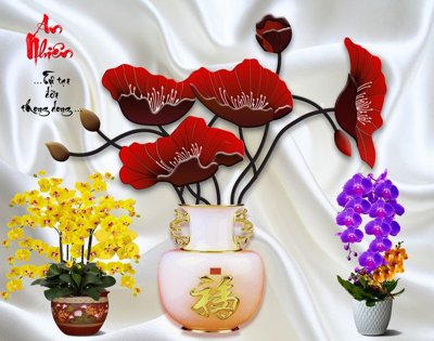 File PSD File tranh bình hoa BHY191 (bản gốc) độ phân giải cao