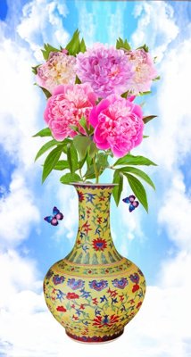 Chi tiết file ảnh File tranh bình hoa BHY195 sắc nét