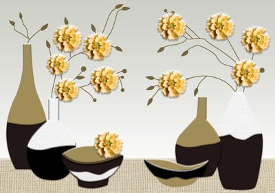 Tệp tin gốc File tranh bình hoa BHY200 (dùng cho in ấn) chuyên nghiệp