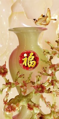 File PSD File tranh bình hoa BHY220 (bản gốc) đã tách nền