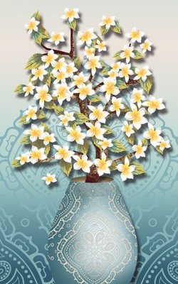 Chi tiết file gốc File tranh bình hoa BHY224 (cho in tráng gương)