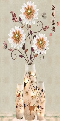 File ảnh File tranh bình hoa BHY233 (gốc) cho trang trí nội thất