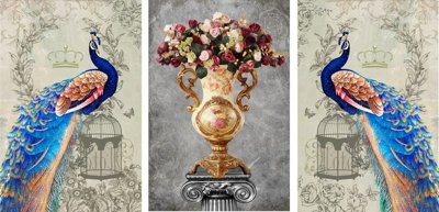 File tranh File tranh bình hoa BHY241 (bản gốc) treo tường