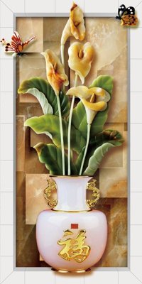 Tải file File tranh bình hoa BHY244 (gốc) in ấn ngay lập tức