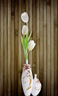 File gốc File tranh bình hoa BHY260 (PNG) trong suốt (transparent)