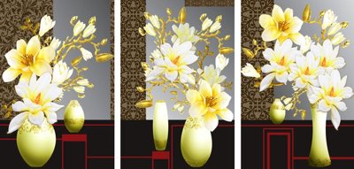 File gốc File tranh bình hoa BHY267 (PNG) nền trong suốt