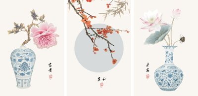 File PSD File tranh bình hoa BHY345 (bản gốc) chất lượng nhất