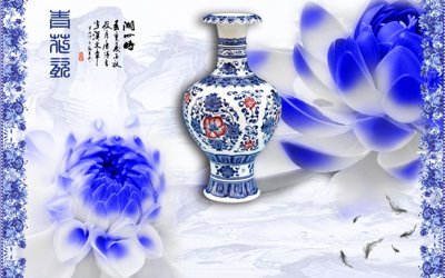 File gốc File tranh bình hoa BHY84 (trang trí) phòng làm việc