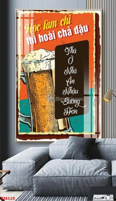 File gốc Tranh quán bia nhậu BIA115 (cho in ấn) độc quyền